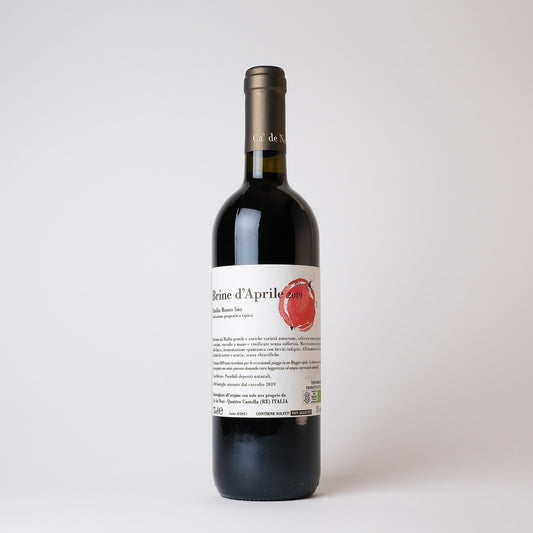 Bottle photo of Brine d'Aprile Emilia Rosso 2019, Red Wine, organic wine made by Ca' de Noci